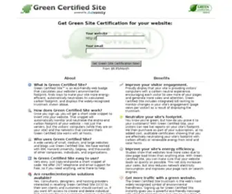 CO2Stats.com(Green Certified Site) Screenshot
