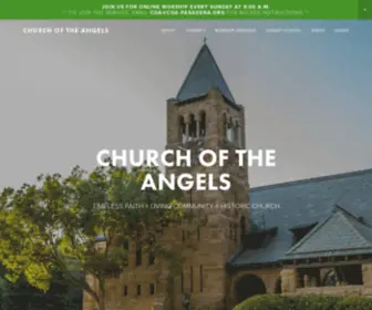 Coa-Pasadena.org(Church of the Angels) Screenshot