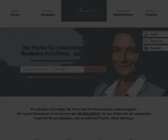 Coach-Datenbank.de(Ihr Portal für professionelles Business) Screenshot