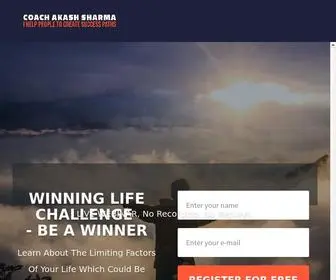 Coachakashsharma.com(Make It Happen) Screenshot