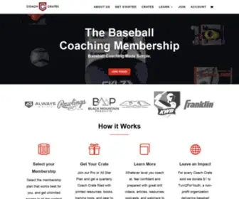 Coachcrates.com(Site is undergoing maintenance) Screenshot