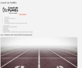 Coachdepymes.mx(Coach Luis Delgado) Screenshot