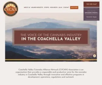 Coachellavalleycan.org(Coachella Valley Cannabis Alliance Network (CVCAN)) Screenshot