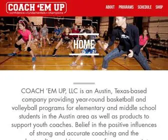 Coachemuptexas.com(Coach 'Em Up) Screenshot