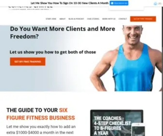 Coachescartel.com(Online Personal Trainer and Fitness Marketing and Coaching) Screenshot