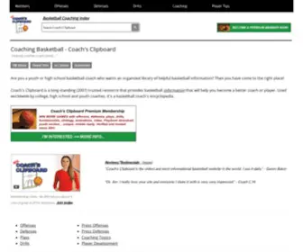 Coachesclipboard.net(Basketball Coaching Playbook) Screenshot