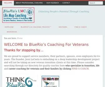 Coachesforveterans.com(BlueRios Coaching For Veterans) Screenshot