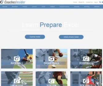 Coachesinsider.com(Helping coaches learn) Screenshot