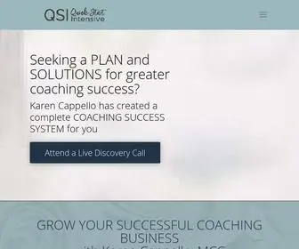 Coachesquickstartintensive.com(Quick Start Intensive) Screenshot