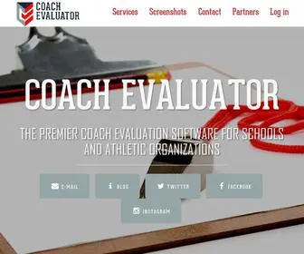 Coachevaluator.com(Coach evaluator) Screenshot