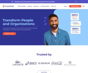 Coachhub.com(The digital coaching platform) Screenshot