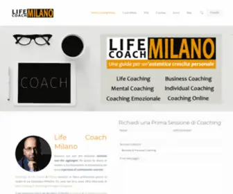 Coaching-Milano.com(Life Coach Milano) Screenshot