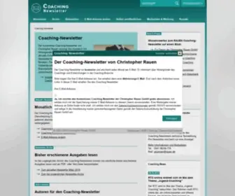 Coaching-Newsletter.de(RAUEN Coaching) Screenshot