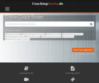 Coaching-Suche.de(Finden Sie den richtigen Coach) Screenshot