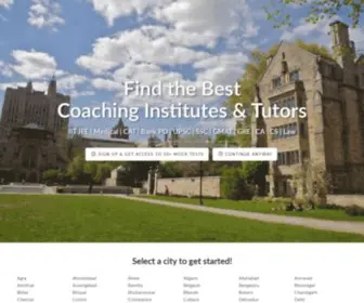 Coachingadda.com(Find the Best Coaching Institutes & Tutors) Screenshot