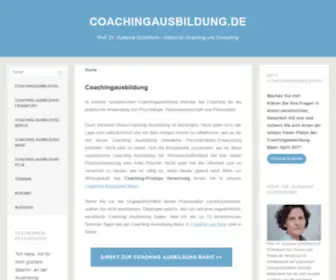 Coachingausbildung.de(Coachingausbildung) Screenshot