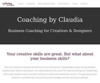 Coachingbyclaudia.com(Coaching by Claudia) Screenshot