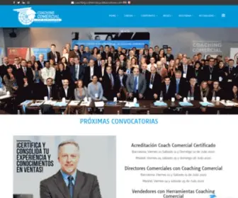Coachingcomercial.org(Coaching Comercial CIE Barcelona) Screenshot