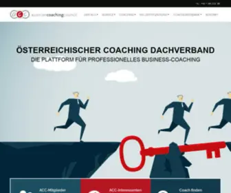 Coachingdachverband.at(Coachingdachverband: Home) Screenshot