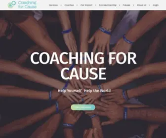 Coachingforcause.com(Connect For Cause) Screenshot