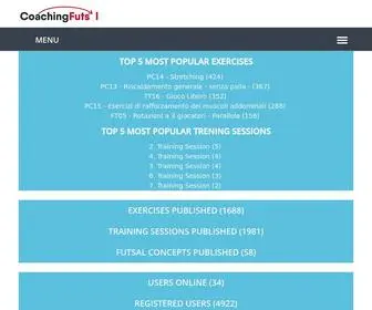 Coachingfutsal.com(Coaching futsal) Screenshot