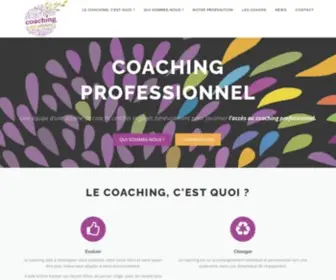 Coachingprosolidaire.org(Coaching Pro Solidaire) Screenshot