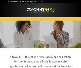 Coachingrh.com(Coaching RH) Screenshot