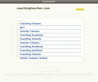 Coachingteacher.com(CoachingTeacher) Screenshot