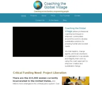 Coachingtheglobalvillage.org(A 501(c)(3) tax exempt non) Screenshot