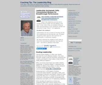 Coachingtip.com(The Leadership Blog) Screenshot