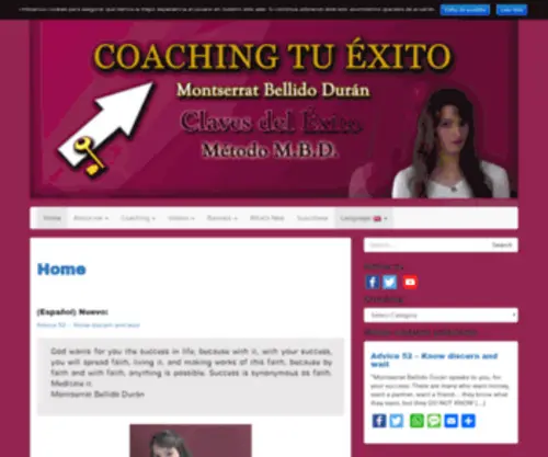 Coachingtuexito.com(Montserrat Bellido Durán) Screenshot