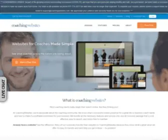 Coachingwebsites.com(Executive & Life Coaching Websites) Screenshot