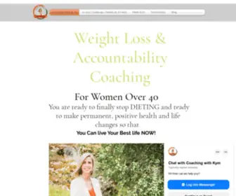 Coachingwithkym.com(Weight Loss & Accountability Coaching) Screenshot