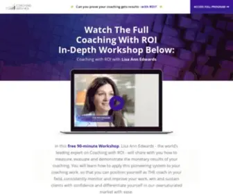 Coachingwithroi.com(Coaching with ROI) Screenshot