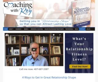 Coachingwithroy.com(E-courses online relationship bootcamps roy’s books individual coaching attracting lasting love) Screenshot