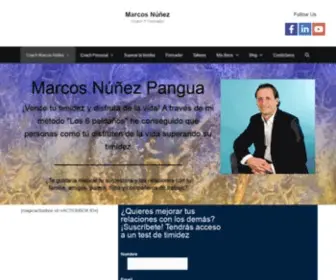 Coachmarcosnunez.com(Coach Marcos Núñez Pangua) Screenshot