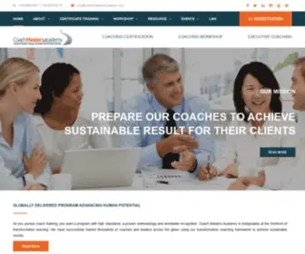 Coachmastersacademy.com(Coach Masters Academy) Screenshot