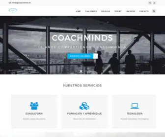 Coachminds.com(Conocimiento y Tecnología) Screenshot