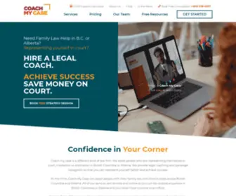 Coachmycase.ca(Represent Yourself in Family Law Court) Screenshot