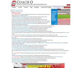 Coachoregistration.com(Calendar) Screenshot