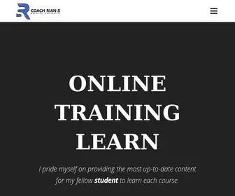 Coachrianrs.com(Online Training Courses) Screenshot