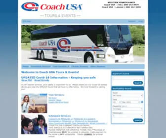 Coachride.com(Coach USA Tours & Events) Screenshot