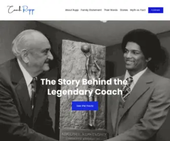 Coachrupp.com(Adolph Rupp) Screenshot