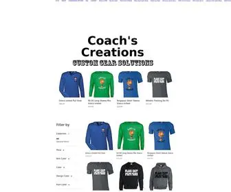 Coachscreations.com(Fundraising) Screenshot