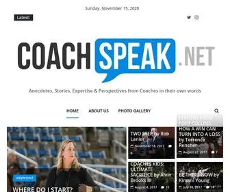 Coachspeak.net(Anecdotes) Screenshot