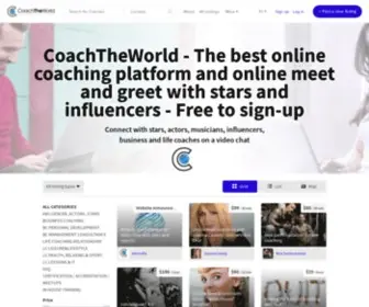 Coachtheworld.com(CoachTheWorld Your marketplace for CEO’s) Screenshot