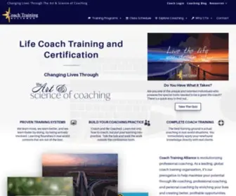 Coachtrainingalliance.com(Life Coach Training & Certification) Screenshot