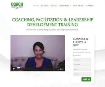 Coachwithgrace.com(Discover Coaching Training Services by Grace Keohohou Hao) Screenshot