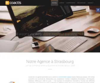 Coactis.fr(Votre Agence Web à Strasbourg) Screenshot