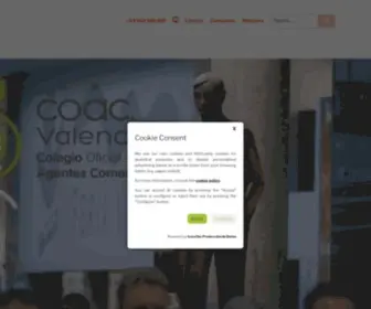 CoacValencia.es(COLEGIO OFICIAL DE AGENTES COMERCIALES DE VALENCIA) Screenshot
